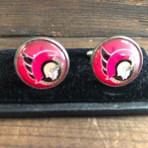 CUFFLINKS for formal shirt - OTTAWA SENATORS  NHL HOCKEY Cuff Links Prom Groom